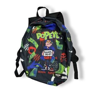 Kids Teen Popeye Graphic Backpack